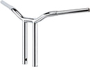 Kage Fighter Welded Straight-Riser Handlebar Chrome - 10 Inch