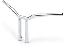 Kage Fighter Welded Straight-Riser Handlebar Chrome - 12 Inch