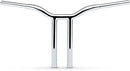 Kage Fighter Welded Straight-Riser Handlebar Chrome - 14 Inch