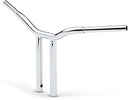 Kage Fighter Welded Straight-Riser Handlebar Chrome - 14 Inch