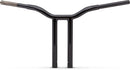Kage Fighter Welded Straight-Riser Handlebar Black / Gloss - 14 Inch