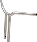 Kage Fighter Welded Straight-Riser Handlebar Chrome - 16 Inch