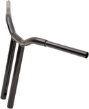 Kage Fighter Welded Straight-Riser Handlebar Black / Gloss - 16 Inch