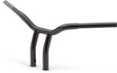 Kage Fighter Welded Bent-Riser Handlebar Black / Gloss - 10 Inch