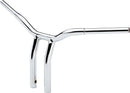 Kage Fighter Welded Bent-Riser Handlebar Chrome - 12 Inch