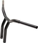 Kage Fighter Welded Bent-Riser Handlebar Black / Gloss - 12 Inch