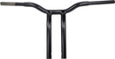 Kage Fighter Welded Bent-Riser Handlebar Black / Gloss - 14 Inch