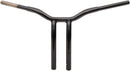 Kage Fighter Welded Bent-Riser Handlebar Black / Gloss - 14 Inch