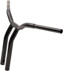 Kage Fighter Welded Bent-Riser Handlebar Black / Gloss - 14 Inch