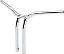 Kage Fighter Welded Bent-Riser Handlebar Chrome - 16 Inch