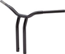 Kage Fighter Welded Bent-Riser Handlebar Black / Gloss - 16 Inch