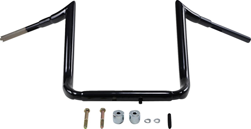 1-1/2" Grande Prime Ape Hanger 16 Inch Handlebar Black For Harley Davidson FLHC - 25.4 MM