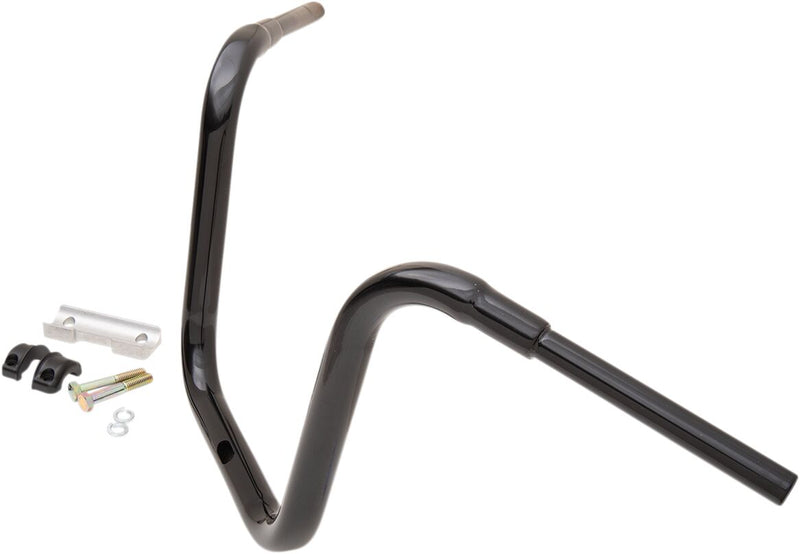 1-1/2" Grande Traditional Ape Hanger Handlebar Black / Gloss For Harley Davidson FLHT 1750 ABS - 25.4 MM
