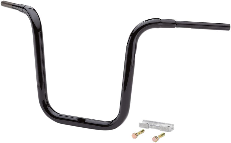 1-1/2" Grande Traditional Ape Hanger 16 Inch Handlebar Black / Gloss For Harley Davidson FLHT 1750 ABS - 38 MM