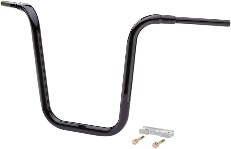 1-1/2" Grande Traditional Ape Hanger Handlebar Black / Gloss For Harley Davidson FLHT 1750 ABS - 38 MM