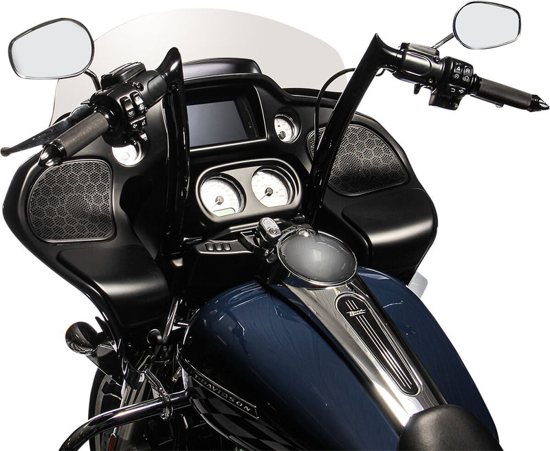 1-1/2" EZ Install Pointed Top Handlebar Black - 26 CM | Vendor No. 806014-B