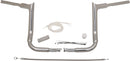 1-1/2" EZ Install Pointed Top Handlebar Kit Chrome - 38 CM