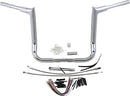 1-1/2" EZ Install Pointed Top Handlebar Kit Chrome - 25.4 MM | Vendor No. 809114
