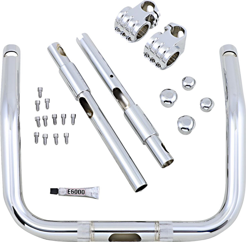 Klip Hanger Handlebar for Indian Silver For Indian CHALLENGER 108 ABS 2020-2022 - 32 MM