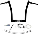 1-1/2" EZ Install Pointed Top Handlebar Kit Black - 32 MM | Vendor No. 809616-B