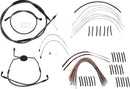 1-1/4" Viking Handlebar Installation Kit Black / Gloss For Harley Davidson FLHTC 1584 - 25.4 MM