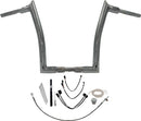 1-1/2" EZ Install Pointed Top Handlebar Kit Chrome - 38 MM