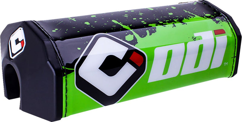 Oversized Handlebar Pad Black / Gloss / Green - 22 MM