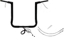 EZ Install Wired 1-1/2" Flat Top Handlebar Kit Black - 38 CM | Vendor No. 601216-B