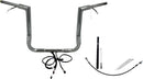 EZ Install Wired 1-1/2" Flat Top Handlebar Kit Chrome - 38 CM
