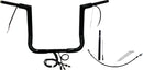 EZ Install Wired 1-1/2" Flat Top Handlebar Kit Black - 91.5 CM | Vendor No. 612014-B
