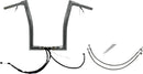 EZ Install Wired 1-1/2" Flat Top Handlebar Kit Chrome - 26 CM
