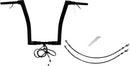 EZ Install Wired 1-1/2" Flat Top Handlebar Kit Black - 26 CM | Vendor No. 601316-B