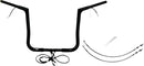 EZ Install Wired 1-1/4" Flat Top Handlebar Kit Black - 39.5 CM | Vendor No. 701214-B