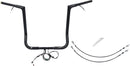 EZ Install Wired 1-1/4" Flat Top Handlebar Kit Black - 91.5 CM | Vendor No. 701216-B