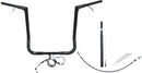 EZ Install Wired 1-1/4" Flat Top Handlebar Kit Black - 25.4 MM | Vendor No. 712016-B