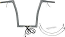 EZ Install Wired 1-1/4" Flat Top Handlebar Kit Chrome - 89 CM | Vendor No. 701916