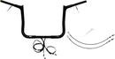 EZ Install Wired 1-1/4" Pointed Top Handlebar Kit Black - 39.5 CM | Vendor No. 901212-B