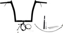 EZ Install Wired 1-1/4" Pointed Top Handlebar Kit Black - 26 CM | Vendor No. 912914-B