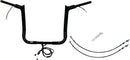 EZ Install Wired 1-1/2" Pointed Top Handlebar Kit Black - 91.5 CM | Vendor No. 802214-B