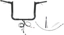 EZ Install Wired 1-1/2" Pointed Top Handlebar Kit Black - 38 CM | Vendor No. 812012-B
