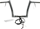 EZ Install Wired 1-1/2" Pointed Top Handlebar Kit Chrome - 32 MM