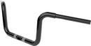 Twin Round Handlebar Black For Harley Davidson FLHT 1584 ABS - 25.4 MM