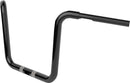 Twin Round Handlebar Black For Harley Davidson FLHT 1750 ABS - 25.4 MM