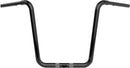Twin Round Handlebar Black For Harley Davidson FLHTC 1584 ABS - 25.4 MM