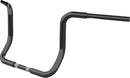 Twin Round Handlebar Black For Harley Davidson FLHT 1450 - 25.4 MM