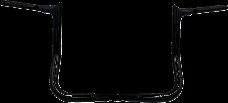 1-1/4" EZ Install Pointed Top Handlebar Black / Gloss - 25.4 MM | Vendor No. 945012-B