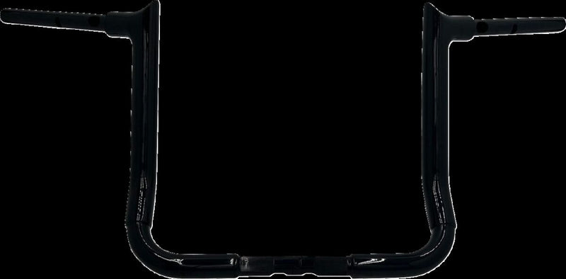 1-1/2" EZ Install Pointed Top Handlebar Black - 25.4 MM | Vendor No. 845014-B