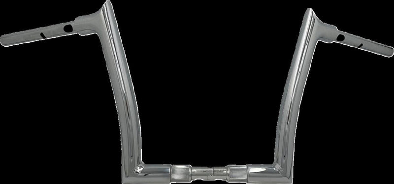 1-1/2" EZ Install Pointed Top Handlebar Chrome - 38 MM | Vendor No. 848012