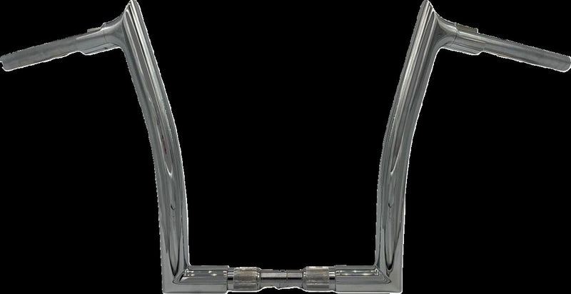 1-1/2" EZ Install Pointed Top Handlebar Chrome - 38 MM | Vendor No. 848014