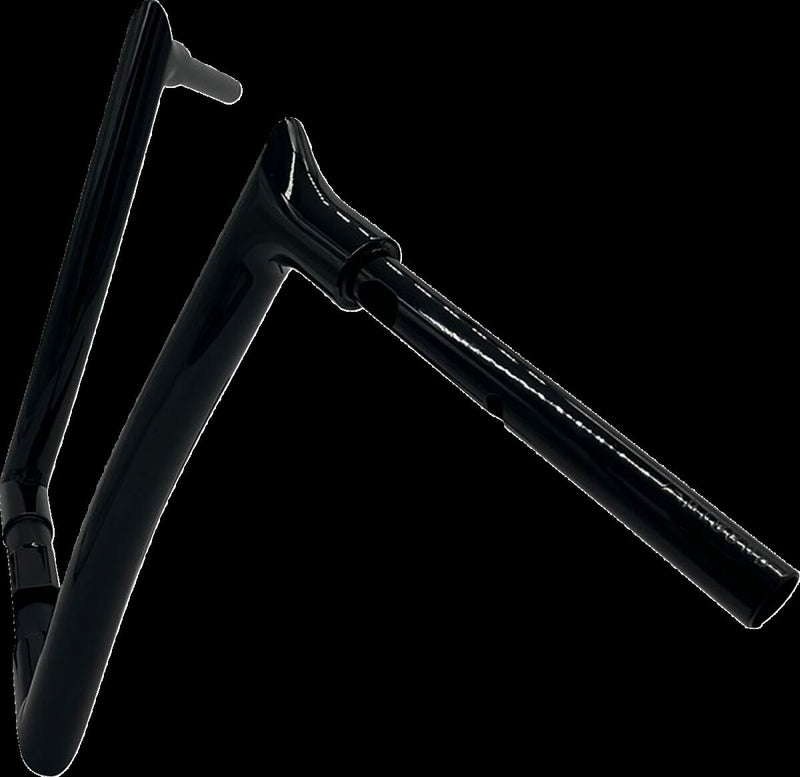 1-1/2" EZ Install Pointed Top Handlebar Black - 26 CM | Vendor No. 848014-B